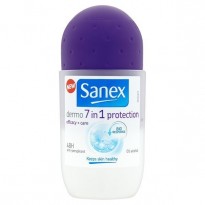 Desodorante Sanex Roll On Dermo 7 en 1 Protección 50 ml