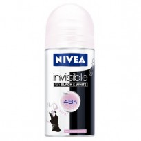 Desodorante Nivea Roll On Invisible Black & White 50 ml
