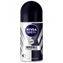 Desodorante Nivea Roll On Invisible Men Black & White 50 ml