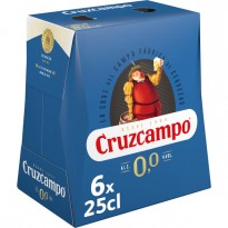 Cruzcampo 25 cl 0,0%  pack 6*4 u.