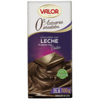 VALOR - Chocolate con Leche Sin Ázucar 100 g