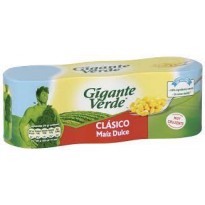 Maiz Dulce Gigante Ligero Verde Pack de 2, 160 gramos