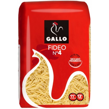 Pasta Gallo Fideos Nº4 500 gramos