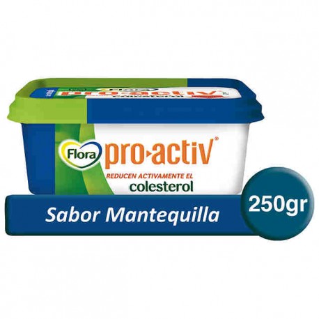 Margarina Flora Pro-Active Sabor Mantequilla 250 gramos