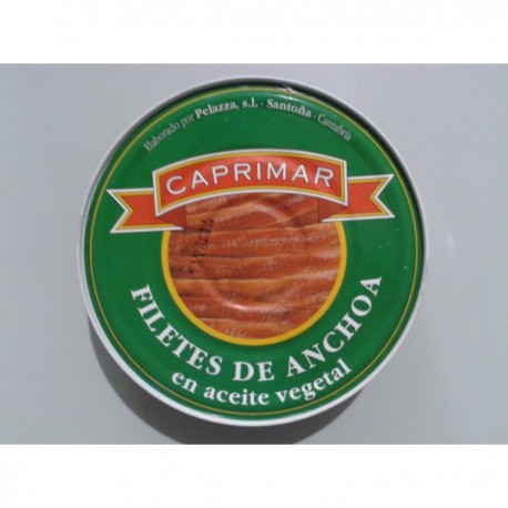 Anchoas Caprimar Cceite Vegetal 550 gramos