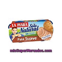 Paté Piara Suave Natural 150 gramos pack 2