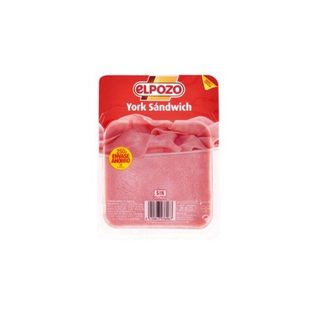 Elpozo York Sandwich Sabroso 375 gramos