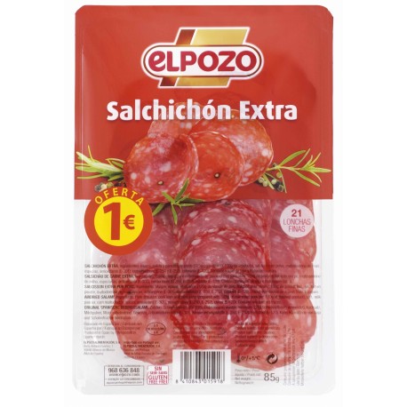 Salchichón Extra Elpozo 85 gramos